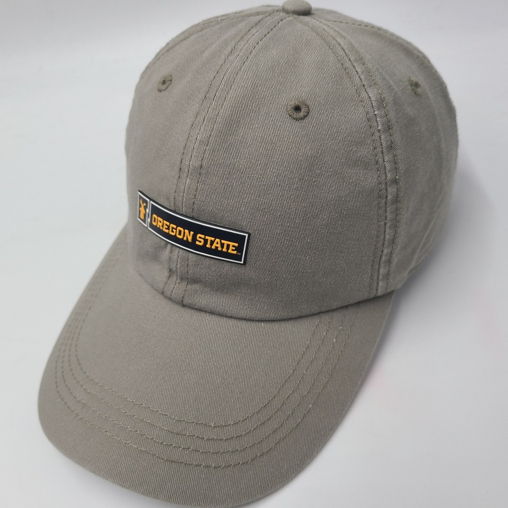 Oregon State Beavers Hat Strapback Adjustable Dutch Bros Coffee Gray Black NCAA